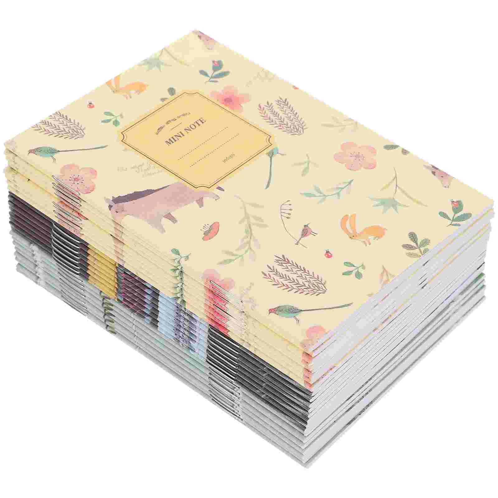 

Steno Memo Notebook Pocket Notebook Set Graffiti Stationery Gift Flower Pattern Pocket Notebook Business Notebook