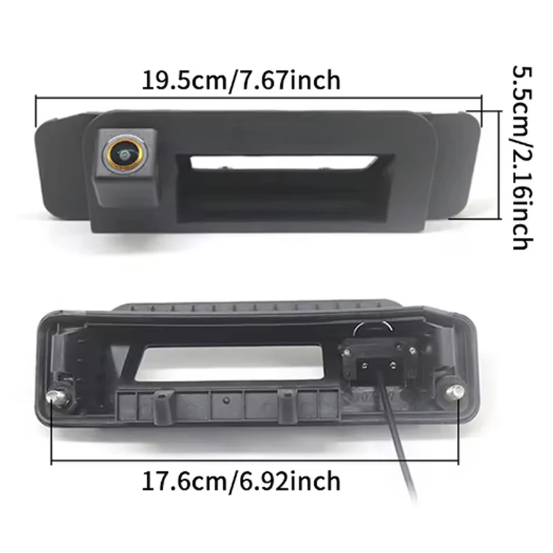AHD1080P CVBS 차량 후방 카메라 AHD720P/CVBS 메르세데스-벤츠 W205 C-클래스 CLA (2015-2020) 트렁크 손잡이 브래킷용