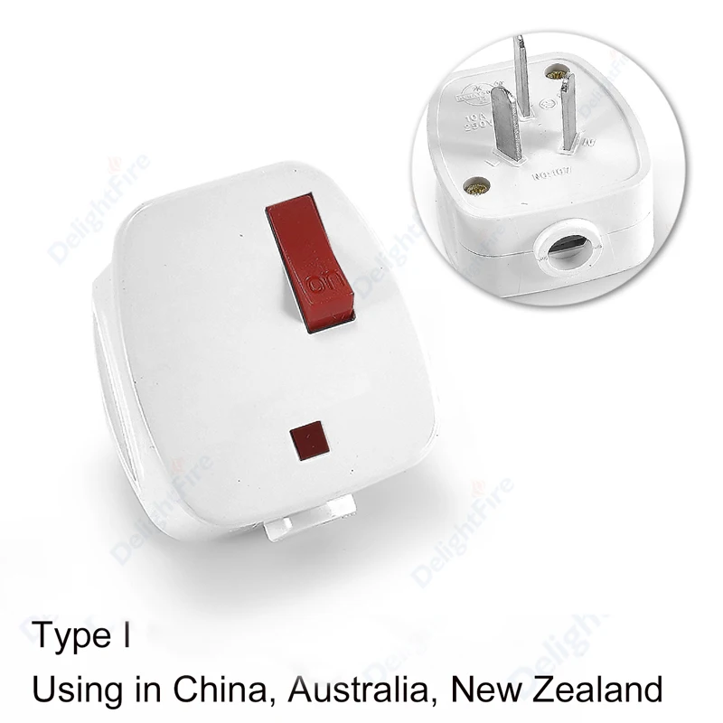 Adaptador enchufe para UK Reino Unido 13A