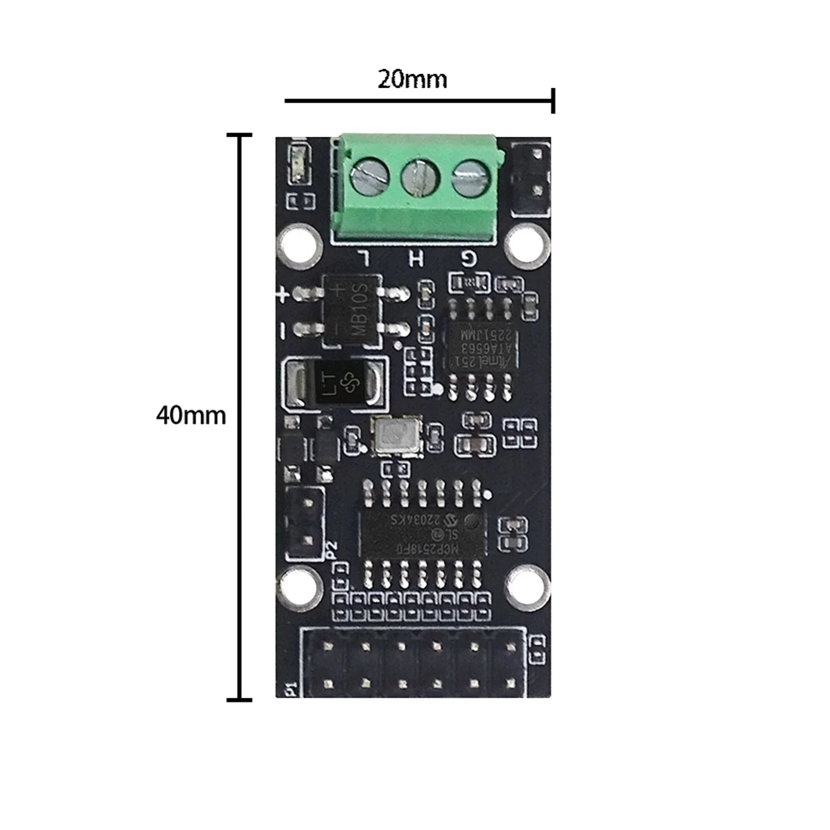 2X SPI-CANFD 모듈 MCP2518FD 모듈 ATA6560 트랜시버 CAM 버스 모듈 Ultra MCP2515