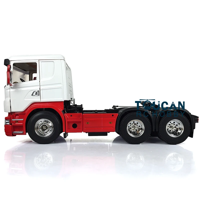 TOUCAN 3Axles 1/14 Lowtop Painted RC Tractor Truck KIT Remote Control Car Motor Outdoors Toy For Adults Boys Gift THZH0365 4