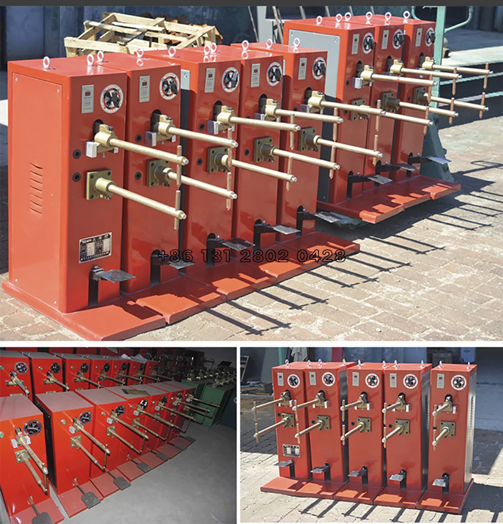 Spot welding machine pedal type stainless steel plate welding bicycle industrial dual-use small impact welding machine 5