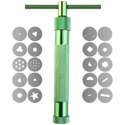Multi-Disc Clay Extruder for Pottery and Sculpture Crafting (Clay Gun Extruder)
