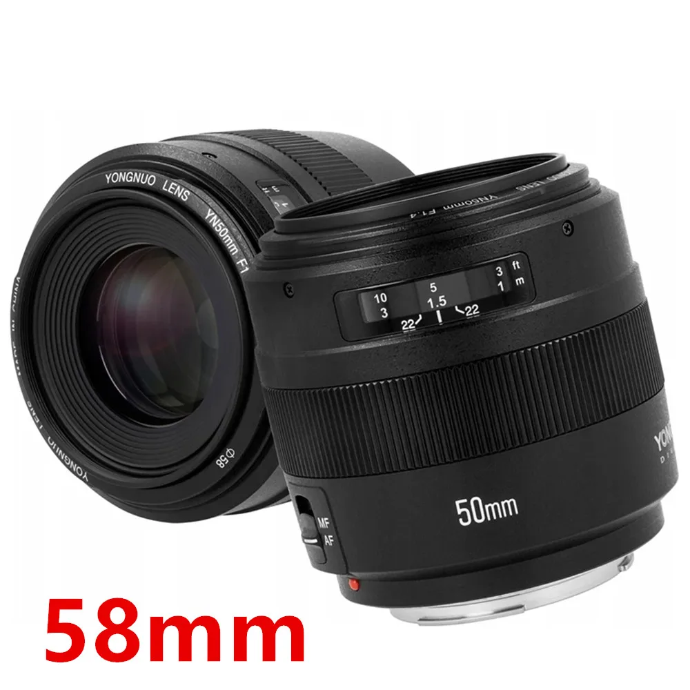 Lens Cap Cover for Yongnuo Canon Nikon Sony 50 mm Fixed Focal