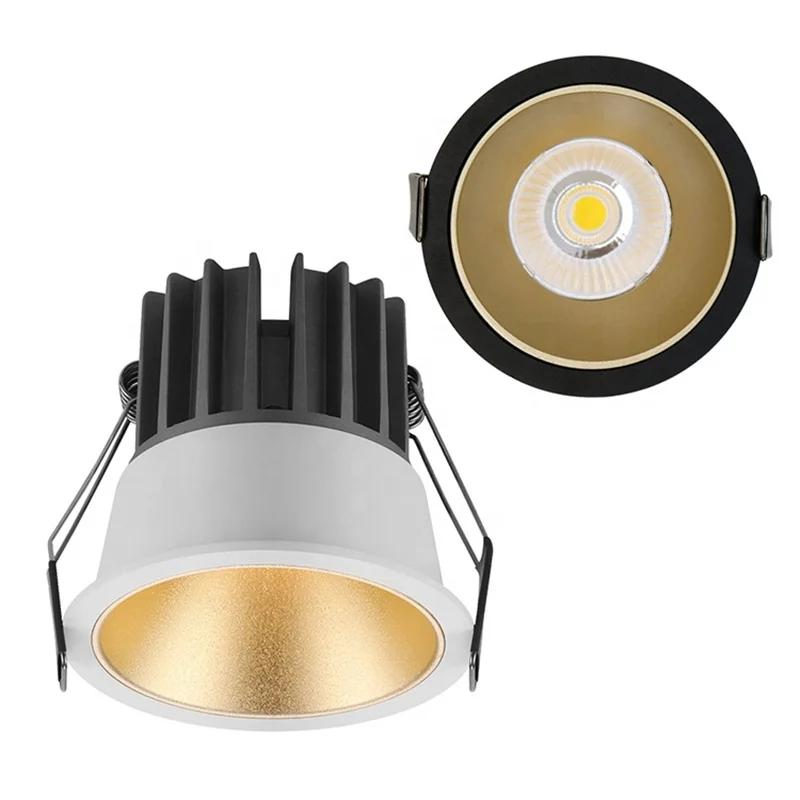 Dimmable Led Downlight Recessed Ceiling Spotlight Aluminum COB Light 5W-24W AC110V 220V Home Office Store led downlight recessed ceiling spotlight