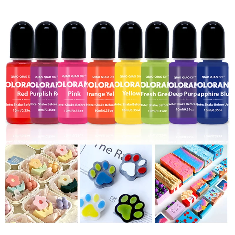Candle Dye Kit 20 Colors Candle Dyes Wax Candles Wax Pigment Dye Colors Candle Dye Liquid Soy DIY Soap Making Supplies