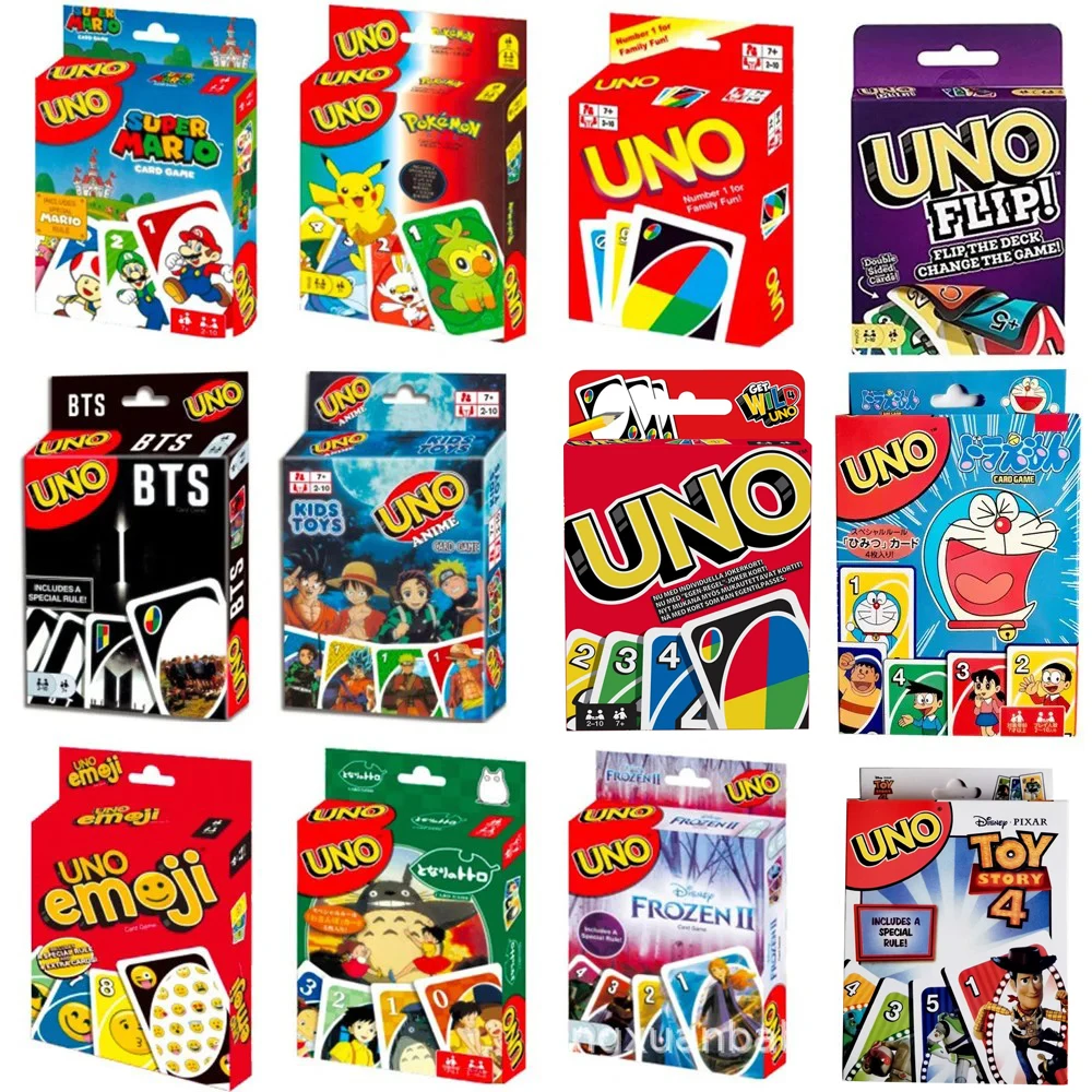 Board Games Playing Cards collectible card game toy For Children Adults Kid Birthday Gift Toy UNO Harry Narutos TOTORO Christmas Card Table Game