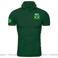 Brésil Polo Hommes Brésil Polos Nouveau Streetwear 2023 Hauts Maillots Polos Vêtements Nation Brésilien Drapeau Brésil BR T-shirt 5
