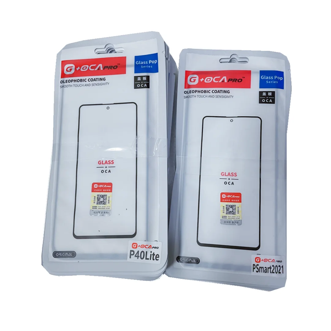 Premium Touch Screen Glass with OCA Adhesive (10-Pack)