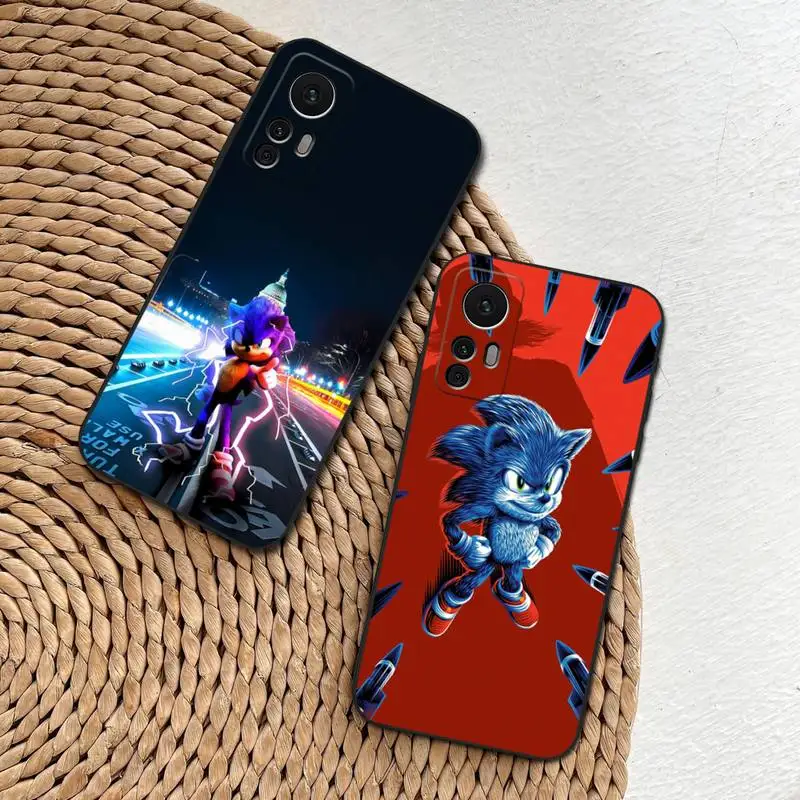 S-Sonic La Custodia Per Telefono H-Hedgehog Per Xiaomi 13 12 12Pro 11T 11 11I 9T Pro Poco M3 F3 X3 Nfc Note 10 Fundas Cover