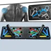 Push-up Board Set Portable Multifunctional Push-up Bar Foldable Fitness Equipment For Chest Abdomen Arms/Back Training 4