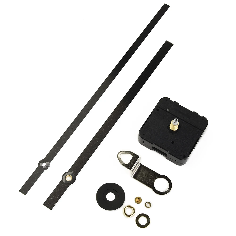 DIY Quartz Wall Clock Kit with Easy-Install Mechanism and Adjustable Hands