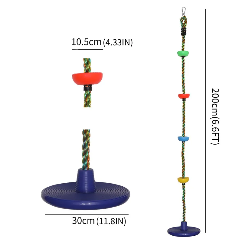 Children's Swing Disc Swing Kids Swing Seat Size Disk Tree Swing Children's Outdoor Chair Outdoor Furniture Chair Hanging