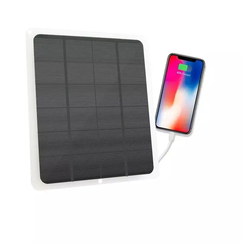 10W Pannello Solare Dual Usb 5V Pannello Solare Caricatore Del Telefono Cellulare Portatile Solare Modulo Fotovoltaico Power Bank Per Campeggio All'Ap