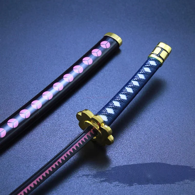 26cm Roronoa Zoro Swords Japan Anime Katana Zoro Shiyuusui Sword Metal Cosplay Weapon Prop Ornament Home Decor Kids Toy Gifts 3