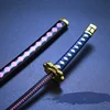 26cm Roronoa Zoro Swords Japan Anime Katana Zoro Shiyuusui Sword Metal Cosplay Weapon Prop Ornament Home Decor Kids Toy Gifts 3