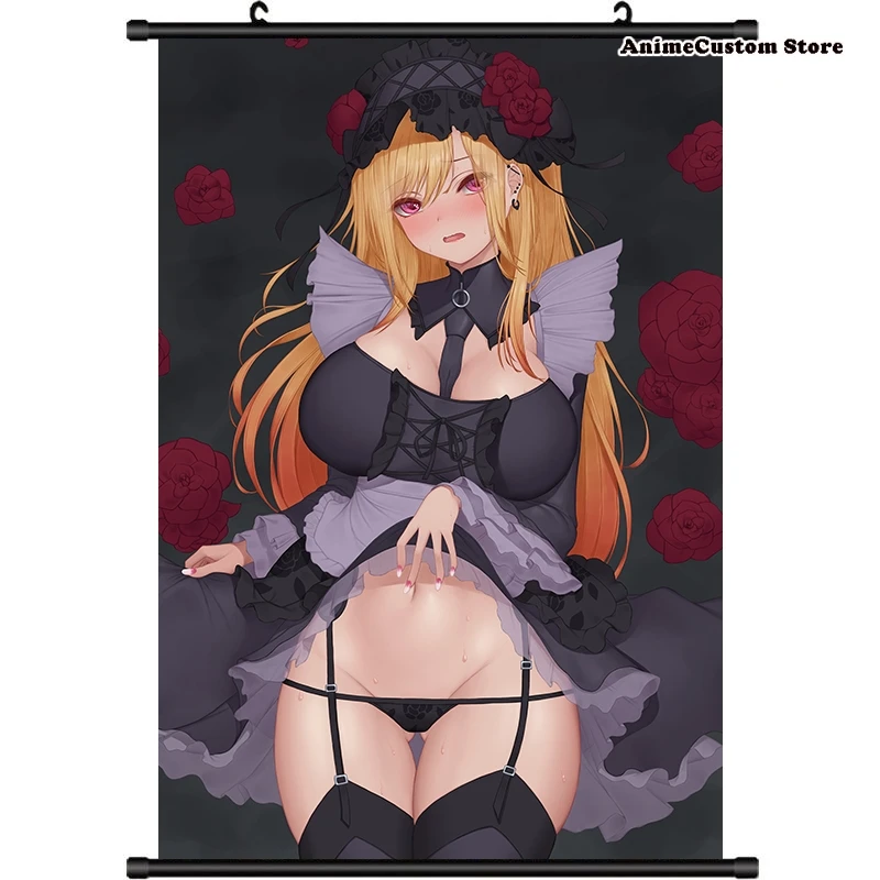 cat woman costume Anime My Dress-Up Darling Inui Sajuna Kitagawa Marin Wall Scroll Roll Painting Poster Hang Poster Cosplay Collection Gift elvira costume