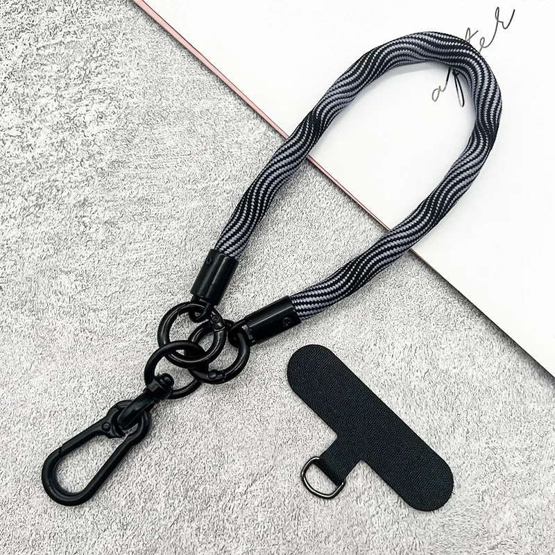 Fashionable Anti-Loss Mobile Phone Wrist Lanyard with Strong Twist Rope Design