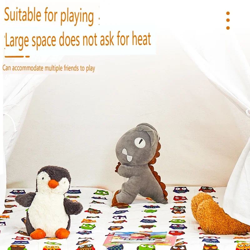 1.35M Children's Tent Teepee Tent for Kids Portable Tipi Infantil House for Kids Play House Kids Tents Lights Decoration Carpet 3