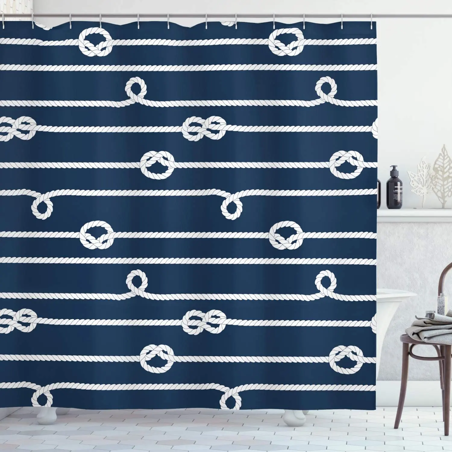 

Высококачественная Водонепроницаемая занавеска для душа из полиэстера с защитой от плесени, серая занавеска с перегородкой и свинцовыми каплями, 180*200 см