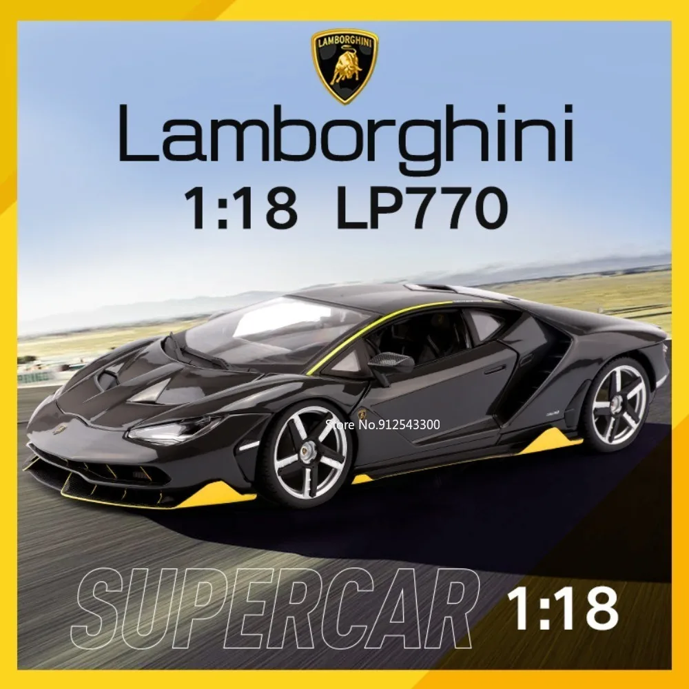 

Maisto 1/18 Lamborghini LP770 Toy Car Model Alloy Diecast Static Simulation Scale Model Supercar Toy for Boys Commemorative Gift