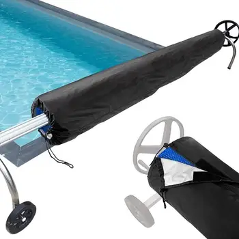 Rouleau de couverture de piscine solaire, anti-poussière et étanche 1