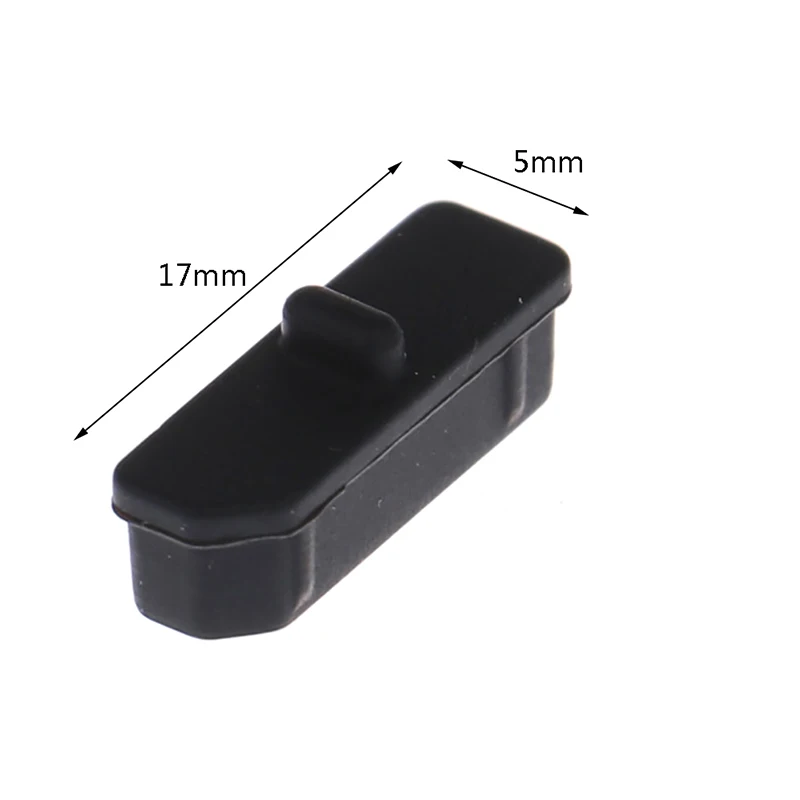 10-Piece Dust Plug Set for Display Port Connectors - Protective Rubber Covers for Computers