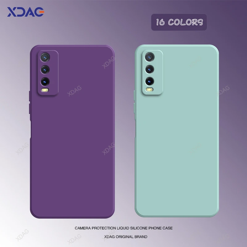 Enhanced Liquid Silicone Soft Back Cover – Original Simple Fashion Shell
