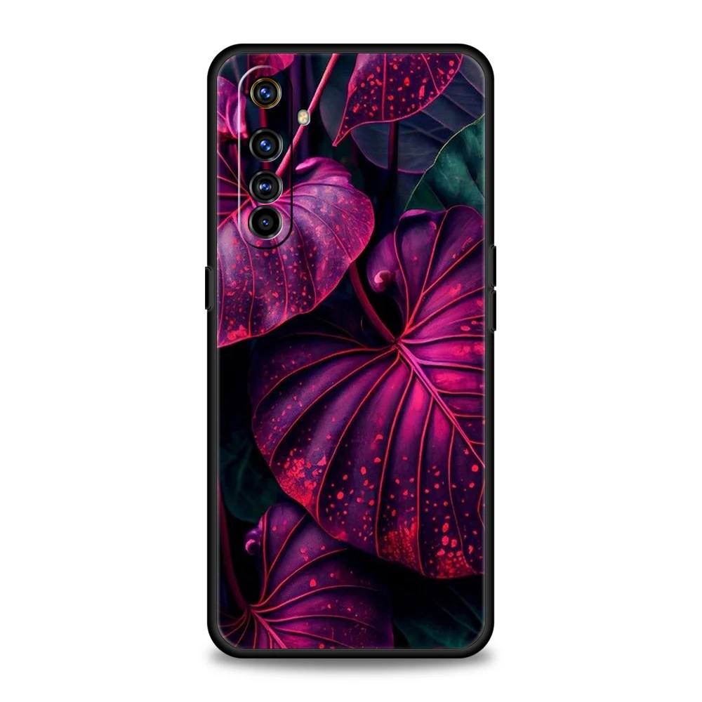 Vibrant Leaves Shockproof Silicone Phone Case
