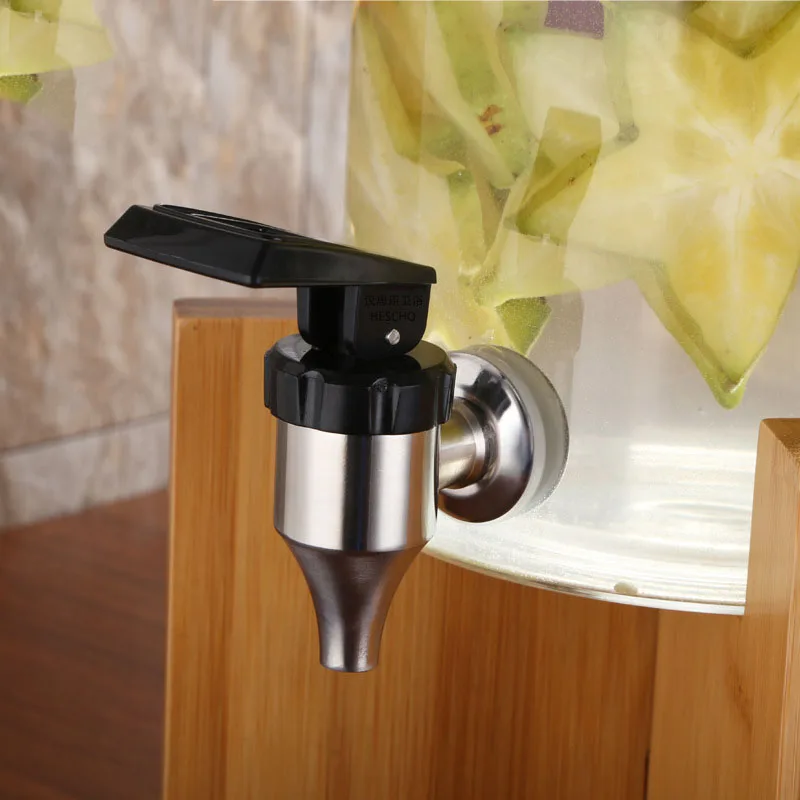 Robinet Rechange Récipient Robinet Distributeur Boissons Simarro - Lot De 2, Argenté - Pour Récipient Verre, Café, Jus Fontaine à Boire Robinet Argenté