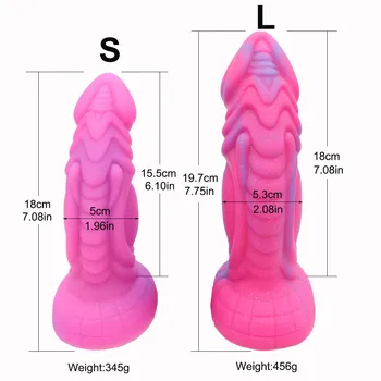Big Soft Dragon Dildo Anal Toys Monster Cock Realistic Penis Suction Cup Silicone Strapon Dildos For Women Men Dick Masturbator 2