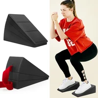 Squat Wedge Block Calf Stretcher Multi-Functional Stretch Wedge Adjustable Foot and Calf Stretching Incline Wedge for Home Gym