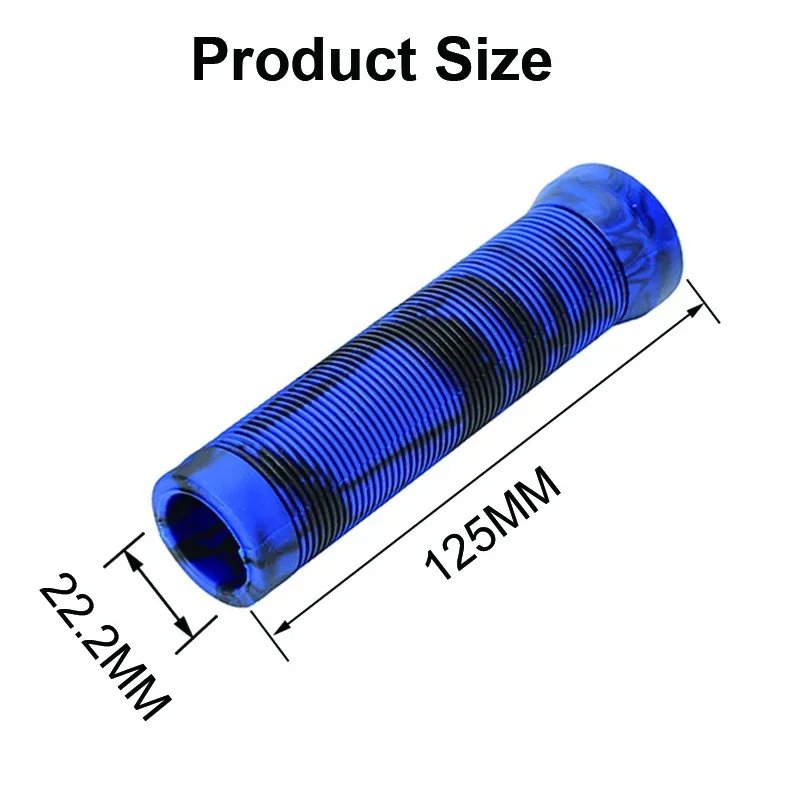 Rubber Mtb Bike Grip Bicycle Handle Bar Cuffs Cover Anti-slip Tricycle Skateboar