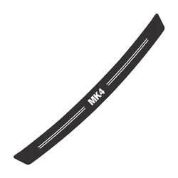 Car Rear Trunk Decor Stickers Decals Auto Films Accessories - Black White (For MK4)