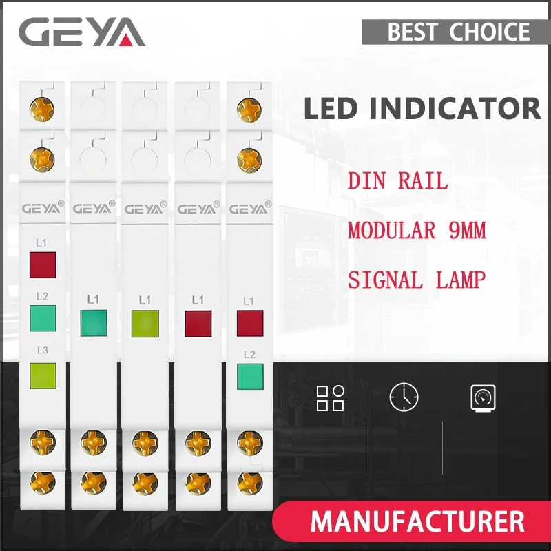 ไฟแสดงสถานะ LED สีแดง เขียว เหลือง สำหรับระบบไฟฟ้า
