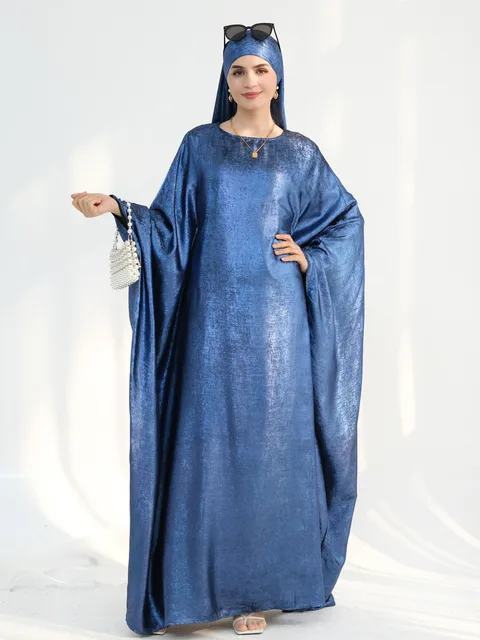 Muslim Women Dubai Türkiye Turkish Abaya Solid Long Dress Modest Ramadan Robe Kaftan Femme Musulmane African Islam Clothing 5