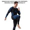 Men Women Ski Thermal Underwear Sets Quick Dry Compression High Elastic Tight Seamless Winter Sports Snowboarding Tracksuit 4