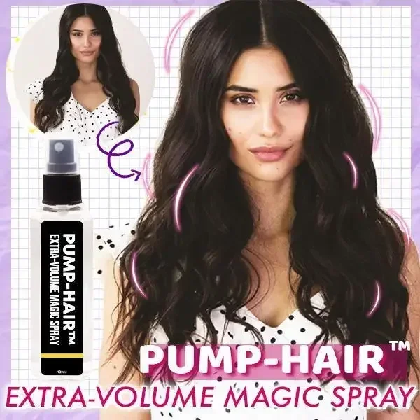 PUMP-HAIR&trade; Extra-Volume Magic Spray Hair Voluming Spray Fluffy Hair Styling Gel