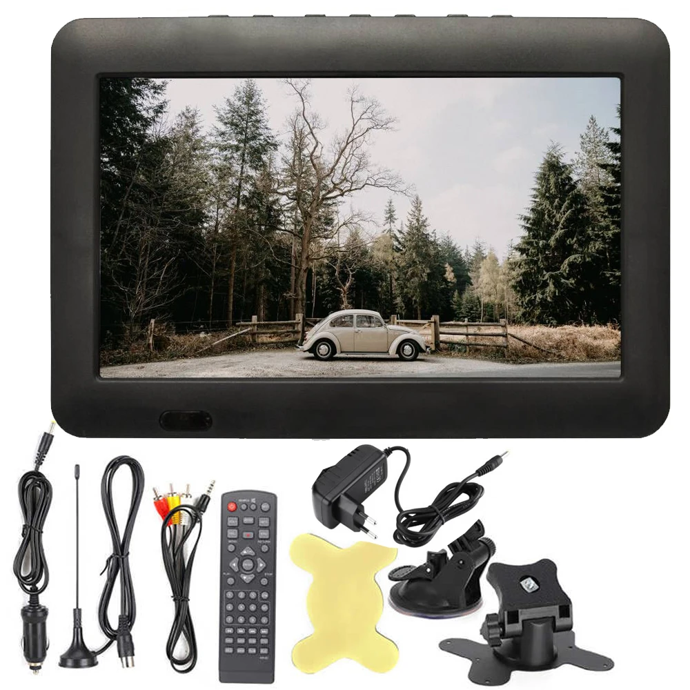 LEADSTAR  8 Inch Digital Mini Television Portable TV With DVB-T2 ISDB-T ATSC-T Tuner Decoder  12V Input  EU Plug 110-220V D8 5 LEADSTAR  8 Inch Digital Mini Television Portable TV With DVB-T2 ISDB-T ATSC-T Tuner Decoder  12V Input  EU Plug 110-220V D8 5