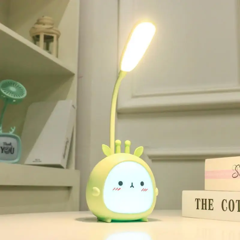 

Настольная лампа с USB-зарядкой, трехскоростной приглушаемый светильник для обучения чтению в общежитии, для спальни, ночник
