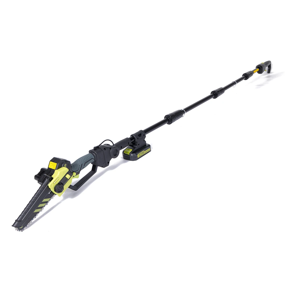 Drillpro 2-IN-1 Cordless Saw Brushless Motor Tree Trimmer 6 Inch Chainsaw with Telescopic Extension Pole for Power Tools