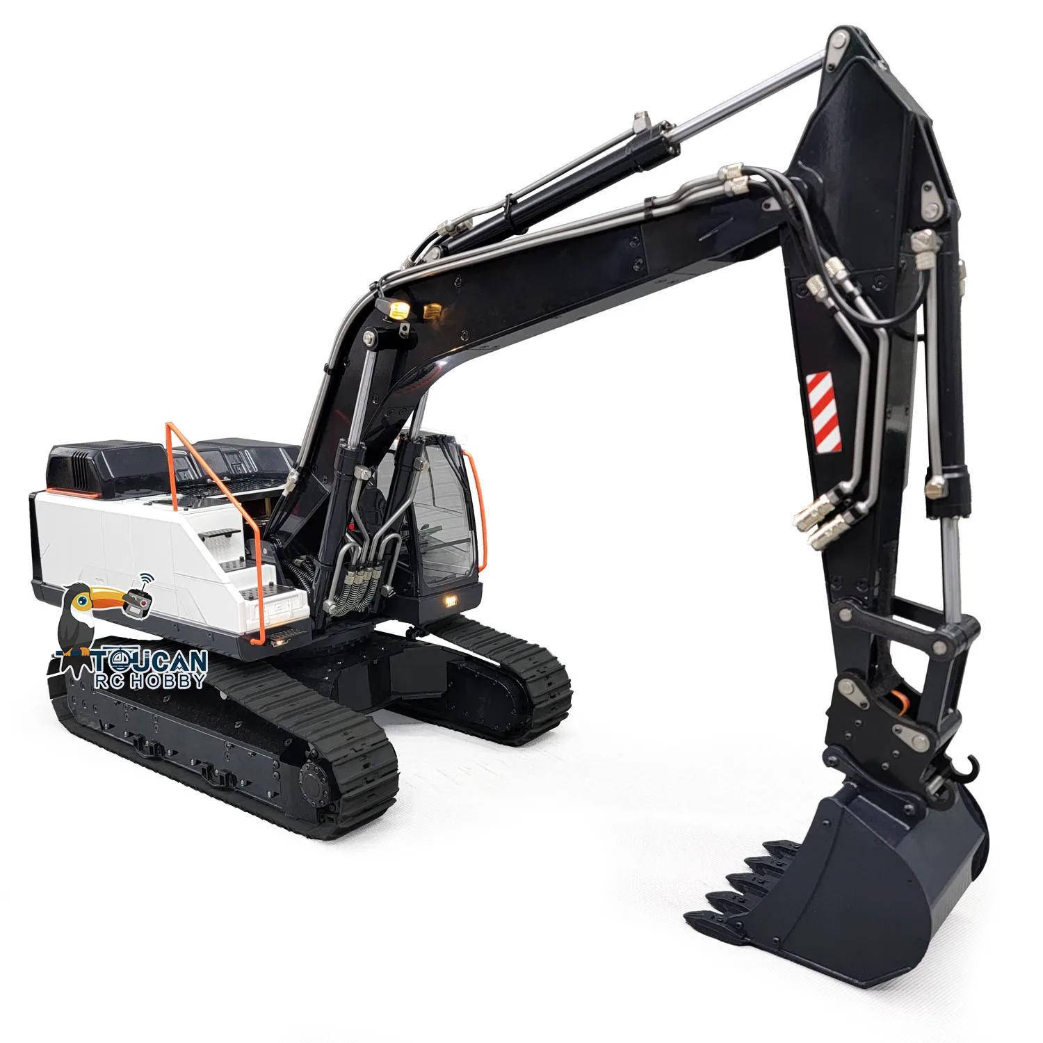 MTM 1/14 RC Hydraulic Tracked Excavator for EC380 2 Arms Wireless Engineering Digger Model Outdoors Toys TH22519 6