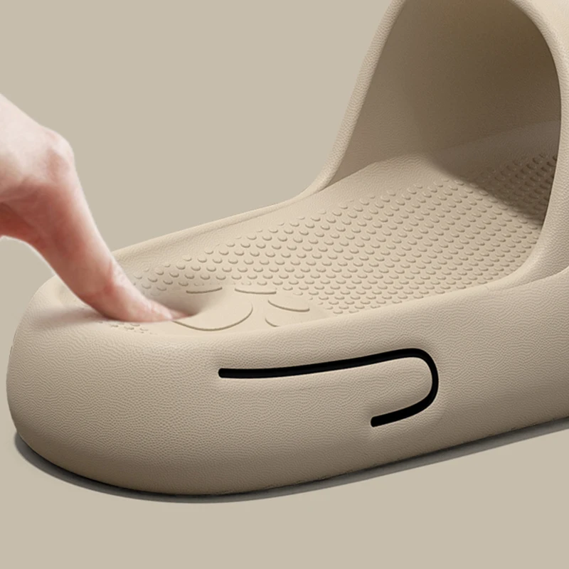 Cartoon Platform Cloud Slippers Women Comfortable Eva Non Slip Home Bathroom Slides Woman 2026 Summer Soft Sole Beach Sandals