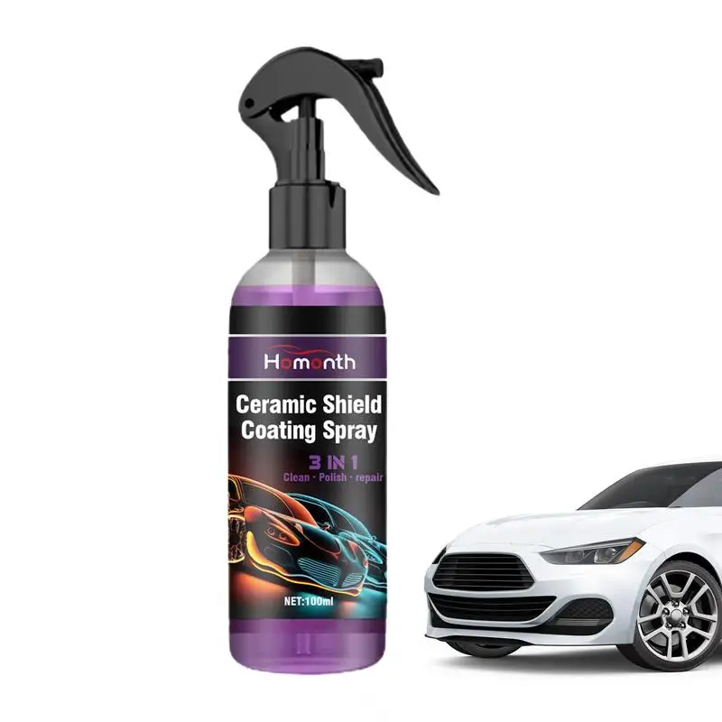 3 In 1 Riparazione Vernice Auto Rivestimento Ceramico Spray Quick Nano-Coating Spray Wax Automotive Idrofobo Polish Paint Cleaner
