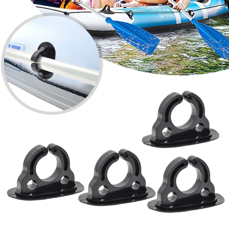 

4 Pcs Kayak Paddle Holder Clips Paddle Keeper Plastic Paddle Oar Holder Clips Drop Shipping