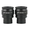 2PCS WF5X WF10X WF15X WF20X WF30X Wide Field Eyepiece For Binocular Trinocular Stereo Microscope 30MM Installation Interface 2