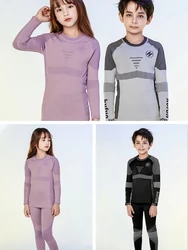 Kufun Ski Underwear Quick Drying Winter Sports Men Girl Boy Snowboard Thermal Children Kids Woman Fitness Running Adults Inner