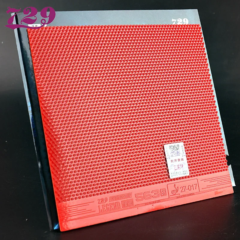 Table Tennis Rubber 729 Friendship Legend-563-SP Pimples-out Professional Ping Pong Rubber with Sponge
