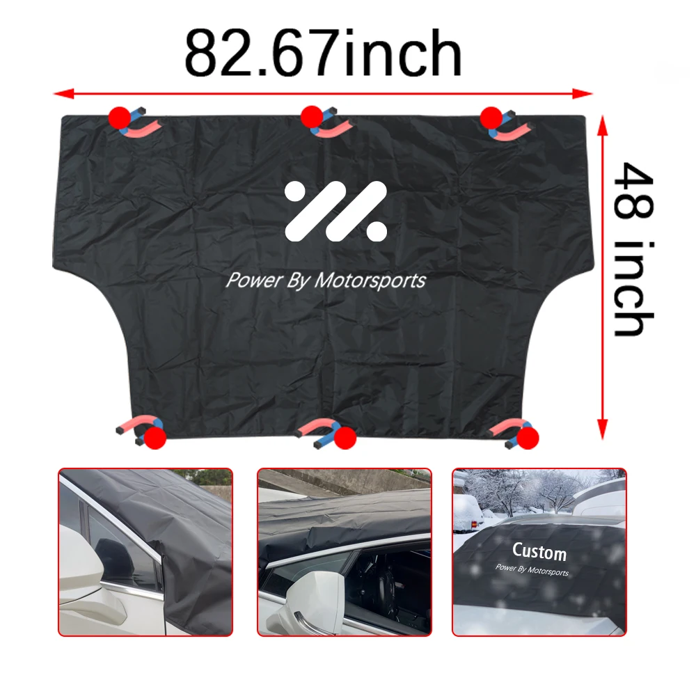 Car Windshield Snow Removal Sunshade Cover For SAIC ZHIJI IM LS6 LS7 L7 PRO EV Winter Ice, Frost & Snow Removal