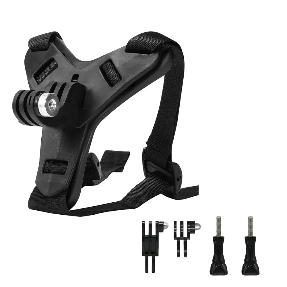 Helmet Strap Mount For Gopro Hero 12 11 10 9 8 7 6 5 4